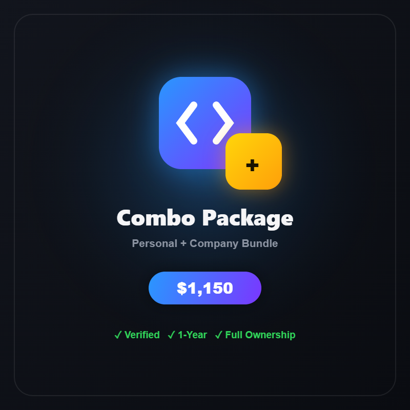 Combo Package – Personal + Company